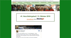 Desktop Screenshot of harz-gebirgslauf.de